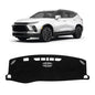 KUST Black Dash Cover for Chevy Chevrolet Blazer 2019-2024 2025 2026 (Not fits for Blazer EV) Polyester Non-Slip Dashboard Cover Interior Accessories for Blazer Custom Fit Dash Mat Sunshade Glare - size: 55.91"×18.5"(Chevy Blazer 19-26)