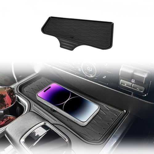 Front Center Console Organizer Fits for 2022-2025 2026 Chevy Silverado/GMC Sierra 1500 Hidden Panel Secret Pocket Storage Lid Removable Cover(Bucket Seats Only) - size: Front Lid