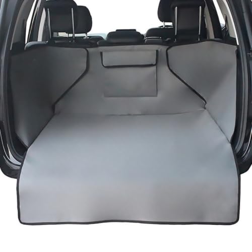 Cargo Liner for Dogs for Jeep Grand Cherokee L 2025 2024-2021, Non-Slip Waterproof Pet Cargo Cover Car Boot Protector Dog Trunk Cover Dog Cargo Liner(Gray,147 * 105) - color: Gray, size: 147*105