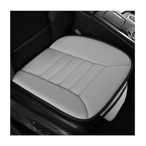 Car Seat Cushion with Front Pocket, Non-Slip Bottom Cushion for Car Driver Office or Home Chair, Breathable Pressure Relief Seat Pad with Memory Foam, Car Accessories (Gray) - color: Gray With Pocket
