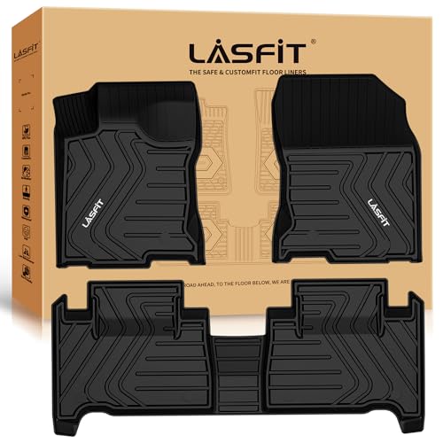 LASFIT Floor Mats Fit for Lexus NX NX200t NX300 NX300h 2021-2015 All Weather Floor Liners Custom Fit for Lexus NX All Models 2021 2020 2019 2018 2017 2016 2015 TPE Car Mats,Front and Rear Mats,Black - size: 2015-2021|For Lexus NX|Floor Mats