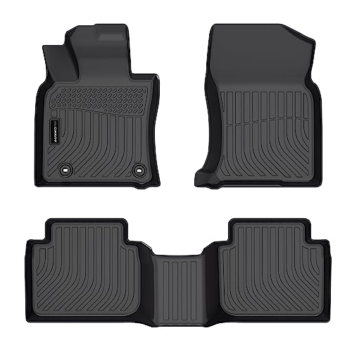 Auxko All Weather Floor Mats Fit for Toyota Camry AWD 2020-2024 TPE Rubber Liners Set Camry AWD Accessories All Season Guard Odorless Anti-Slip Floor Mats 2 Row - size: camry awd|2020-2024|floor mats