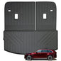 Large Cargo Liners for Mazda CX90 CX-90 2024 2025 2026 (Only Suitable for 7&8 Seats) (Not Suitable for 6 Seats), TPE All Weather Protection with Trunk Mat Covering the Backrest - size: 2024 2025 CX90 Cargo Mats