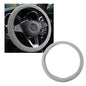Kewucn Car Elastic Stretch Steering Wheel Cover, Soft Microfiber Breathable Ice Silk, Universal 15 Inch Anti-Slip Auto Steering Wheel Protector, Fit Car, SUV, Van, Sedan, Truck (Gray) - size: Gray