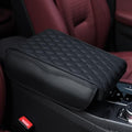 Einesin Center Console Cover, Arm Rest Cover, Memory Foam Microfiber Leather Car Armrest Cover Cushion With 2 Storage Bags, Universal Center Console Covers For Cars/Truck/Auto/Suv (Black)