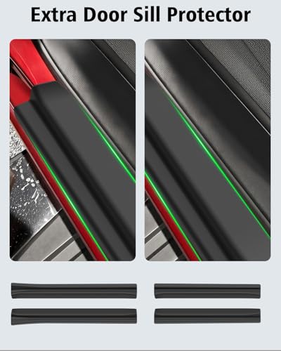 Floor Mats for 2014-2018 Chevy Silverado/GMC Sierra 1500 Crew Cab & 2015-2019 Silverado/Sierra 2500 HD/3500 HD Crew Cab,All Weather TPE Floor Liners Custom Fit for Chevy Silverado Full Set Car Mats - size: for 2014-2018 Chevy Silverado Floor Mats