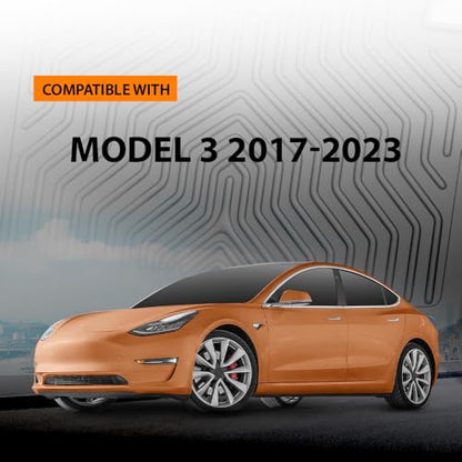 G-PLUS Model 3 Floor Mats Cargo Liner Compatible with 2017-2023 Tesla Model 3 2017 2018 2019 2020 2021 2022 2023 Floor Liners TPE All Weather Custom Fit Full Cover Protection Car Floor Mats Black 4pcs - size: 2017-2023|Fit Tesla Model 3|4PCS