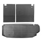 VEVOR Cargo Mats Compatible with Toyota Kluger & Highlander 2020-2024, Custom Fit TPE Cargo Liner Set for SUVs, Trunk and Rear Back Seat Protector Replacement, Trunk Mat and Backrest Mats - style: Toyota Kluger/Highlander 2020-2024