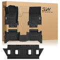 3W Floor Mats Fit for Toyota 4 Runner Fuel 2025 2026 5 Seats(Not for Hybrid EV & i-Force Max), TPE All Weather Custom Fit Floor Liner & 2nd Row Under Seat Mat for SR5/TRD/Limited 6th gen 4Runner - style: 6. 4Runner Gas 5Seat|25-26|Floor Mats