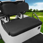 MOSNAI Universal Golf Cart Seat Covers Set for EZGO TXT/RXV, Club Car DS/Precedent, Yamaha G29/ Drive 2 Front Seats, Durable Breathable Bench Seat Covers Washable Polyester Mesh Cloth Without Logo - color: Black