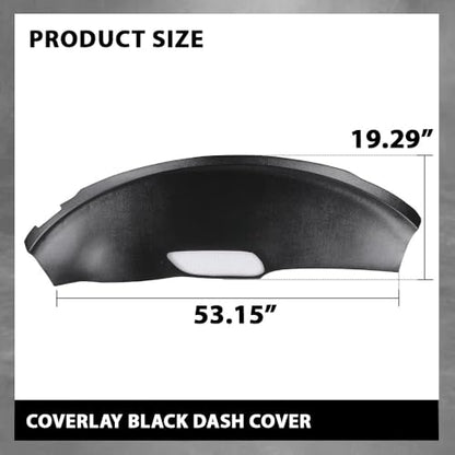ALLGOOD Dash Cover Compatible with Pontiac Firebird 1993-1996, Dashboard Cover Dash Bezel Trim, Black - color: Black