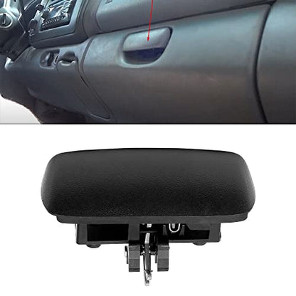 Gledewen Glove Box Latch Handle (Black), Compatible with 1997-2000 Dodge Dakota, 1998-2000 Dodge Durango | Replace# 5EM34LAZ Glove Box Organizer Door Lock Catch Open Handle