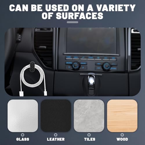 4PCS Car Mini Hook, Multifunctional Auto Backseat Hangers, Self-Adhesive Wall Hanging Hooks, Vehicle Interior Accessories Universal Hook Stickers for Key, Mask, Earphone, Charging Cable