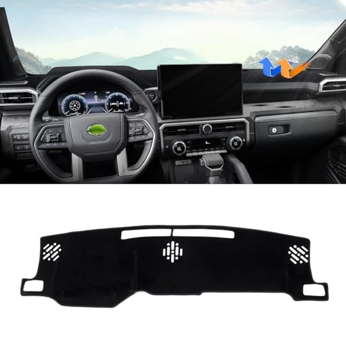 Autorder Dashboard Cover Mat for 2024 2025 2026 Toyota Tacoma / 2025 2026 Toyota 4runner Accessories Dash Cover Upgrade Velvet Dash Mat UV Rays Protector - size: 2024-2026 Toyota Tacoma