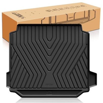 LASFIT Trunk Mat for BMW X5 2026 2025 2024 2023 2022 2021 2020 2019, All Weather TPE Cargo Mats Custom Fit Cargo Liner Front & Rear Trunk liner, Only for 5 Passenger Without Luggage Compartment, Black - size: 3) X5 2019-2026 | Cargo Mat