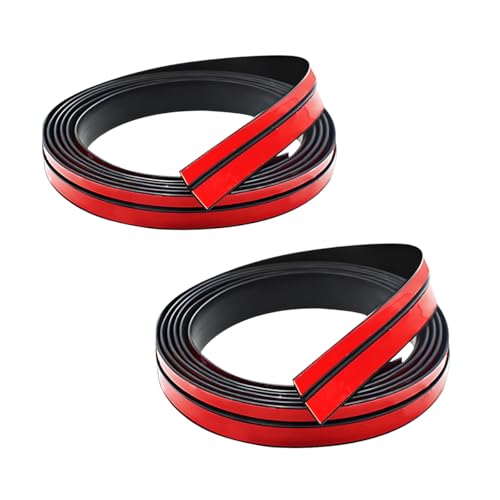 13.12FT Car Weather Stripping, 14mm 19mm Rubber T Shape Soundproof Adhesive Vehicle Front & Rear Windshield Seal Strip, Auto Sealing Weatherstrip Trim, Universal for SUV Sedan Truck