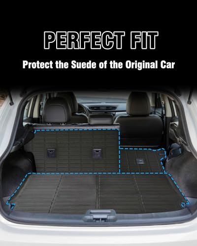 Cargo Liner Compatible with 2021-2025 Nissan Rogue Trunk Mat Cargo Mat Back Seat Cover Protector(not fit Rogue Sport)(Backrest Mats+Trunk Mat) - size: FOR 2021-2025 Nissan Rogue