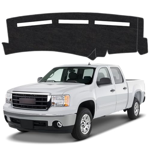 Dash Cover Mat for Chevy Chevrolet Silverado/GMC Sierra 1500 2500 3500 HD 1999-2006 Non-Slip Dashboard Cover Mat for GMC Yukon/Yukon XL/Chevy Suburban Tahoe Avalanche 2000-2006 Protector Accessories - size: Compatible with Avalanche 2000-2006