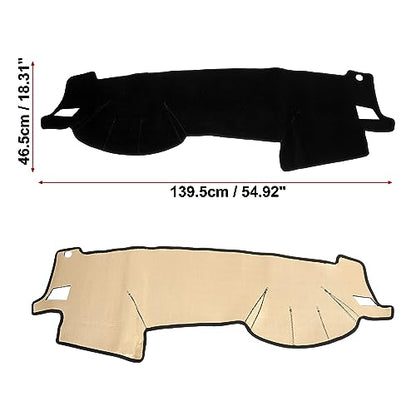 X AUTOHAUX Polyester Dashboard Cover Mat Protector Non Slip Mat Carpet Replacement for Subaru Legacy Outback 2005-2009