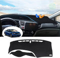Cartist Dashboard Cover for 2012-2015 Honda Civic Accessories,Non-Slip Polyester Dash Cover Mat Anti-Glare UV Sun Protection Protector - size: Honda Civic 2012-2015