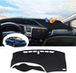 Cartist Dashboard Cover for 2012-2015 Honda Civic Accessories,Non-Slip Polyester Dash Cover Mat Anti-Glare UV Sun Protection Protector - size: Honda Civic 2012-2015