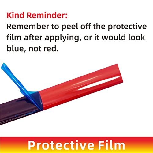 Width:1/2 inch (12mm) Self Adhesive Auto Trim Molding Strip Scratch-Proof - Car/Truck/RV Exterior and Interior Molding Trim Universal Bumper Window Door Body Side Decorative Strip (16Ft, Solid Red)