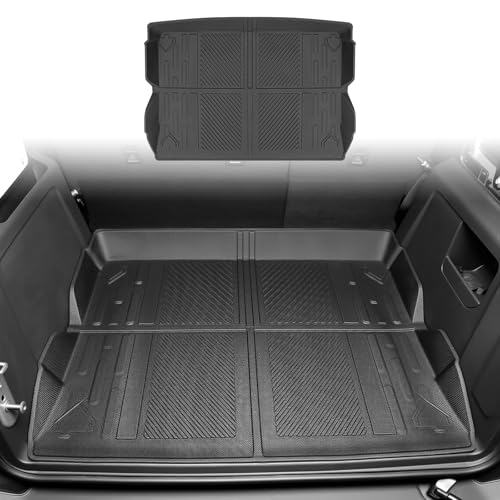 Cargo Mat Trunk Liner Compatible with Ford Bronco 2021-2025 All Weather Car Accessories Trunk Mat for Bronco 2021 2022 2023 2024 2025(Cargo mat) - color: Bronco, size: cargo mat