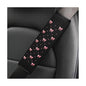 Bling Car Seat Belt Cover, 2PCS Rhinestone Cute Bow Comfort Vehicle Seatbelt Shoulder Pad, Diamond Automotive Interior Harness Neck Cushion Protector Accessories, Universal Fit (Pink)