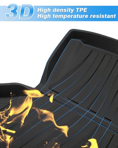 Powerty Trunk Mat for 2022-2025 Honda Civic Sedan (Not for Hatchback) Accessories Cargo Mats TPO All Weather Cargo Liner Heavy-Duty Trunk Liners(Not for 2-Doors Models) - size: For｜Honda Civic Sedan｜22-25｜Cargo Mat