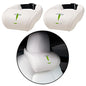 Car Headrest Neck Pillow Support Ergonomic, with Valve Stem Covers Accessory for Driving Seat Fatigue Relief Compatible with Model S X 3 Y & Cybertruck - 2 Pieces - color: B. White Ver. 4