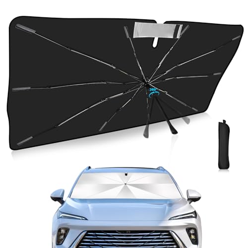 Windshield Sun Shade Umbrella Custom Fit Buick Envision 2021-2025 Foldable UV Protection Car Cover, Emergency Rain Shield & Dashboard Protector - Durable Auto Accessory - size: For Buick Envision 2021+