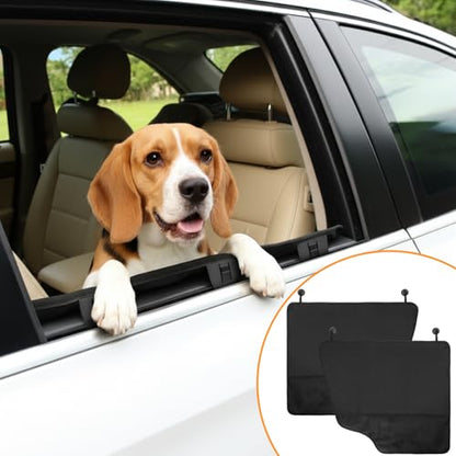 Covzoe 2 Pack Dog Car Door Protector, Waterproof Scratch-Resistant Vehicle Door Covers, Washable Pet Vehicle Door Guard, Secure Fit for Cars, Trucks, SUVs