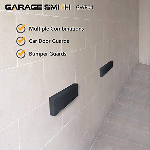 Garage Smith GWP04 Garage Wall Protector Car Door Protectors, Designed in Germany (4-Pack)