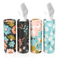 Wuyaoyao 4PCS Car Tissue Holder, Auto Travel Kleenex Holder with Facial Tissues, Cylinder Tissue Boxes for Auto Cup Holder, Refill Automotive Tissue Box Round Container, Universal Car Accessories