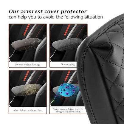 SKTU for 2024 2025 2026 Hyundai Kona Center Console Cover 2024 2025 2026 Kona SE/SEL/N Line/Limited Armrest Pad Cover Kona Seat Box Cover Hyundai Kona 2024 2025 2026 Accessories Center Console Cushion - color: 2024+ Kona
