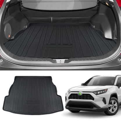 Cargo Trunk Liner for 2019-2024 2025 Toyota RAV4 Accessories, All Weather Heavy-Duty TPE Car Rear Truck Mat Cargo Protector