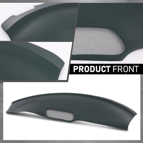 ALLGOOD Dash Cover Compatible with Pontiac Firebird 1993-1996, Dashboard Cover Dash Bezel Trim, Dark Gray