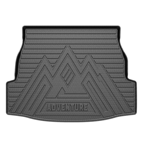 Powerty Trunk Mat for Toyota RAV4 2019-2025 Accessories(Include Hybrid&Gasoline), All Weather Cargo Mat TPE Cargo Liner Replacement for Rav4 Rear Trunk Liner,Black - size: Cargo Mat｜For｜19-25｜Toyota Rav4