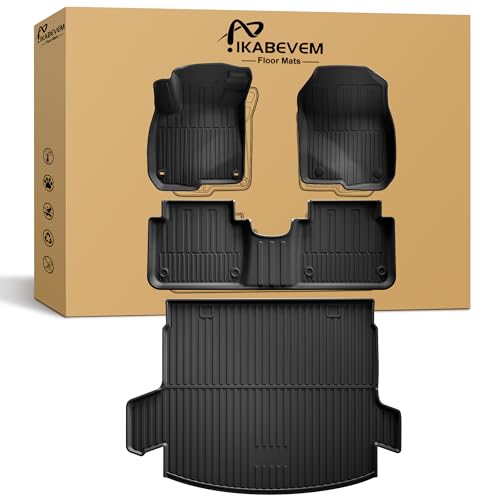 Original 2020-2022 CR-V Hybrid Floor Mats & Cargo Liner for Honda CRV Hybrid - Custom Fit TPE Floor Mats with Trunk Mat - All Weather Rubber Car Mats for Honda CR-V Hybrid 2020-2022 - size: 2020-2022 CRV Hybrid Floor Mats & Cargo Liner