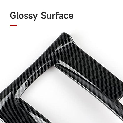 Gear Shift Panel Cover Decals for Honda Civic 2016 2017 2018 2019 2020 2021 10th Gen Accessories ABS Carbon Fiber Interior Stickers - color: Gear Shift Panel, C
