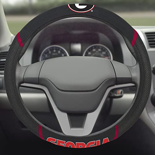 FANMATS NCAA Unisex-Adult Embroidered Steering Wheel Cover - color: Black