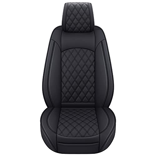 Tundra Seat Covers Compatible with Toyota Tundra 2008-2022 2023 2024 2025 2026 Crewmax Double Cab SR5 Limited Platinum TRD Pro Tundrasine 1794 Edition Waterproof Leather(5 PCS Full Set/Black)