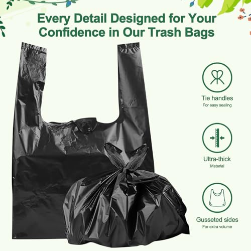 Adult Diaper Disposal Bags, Extra Thick, Easy-To-Tie Unscented Leak-Proof Trash Bags for Adult Briefs & Feminine Products, Pet Waste Bag (Large 100 Count) - style: Large 100 Count