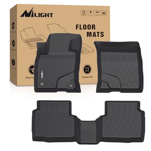 Nilight TPE Floor Mats for Ford Escape (NOT for Hybrid) 2020 2021 2022 2023 2024 2025 2026,All Weather Custom Fit Heavy Duty Floor Liners - color: 2020-2026 Ford Escape|Non-Hybrid