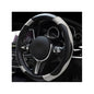 povtii Car Steering Wheel Cover, 15 Inch Leather Breathable Auto Steering Wheel Protector, Comfortable Non-Slip Vehicle Steering Wheel Covers, Universal Car Accessories (White, with Lining) - color: White, With Lining