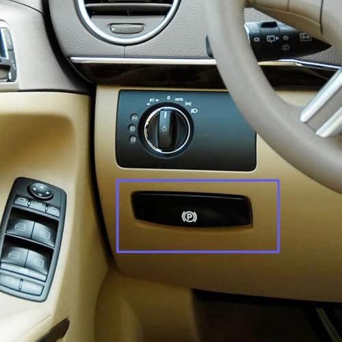 Parking Brake Release Handle Assembly, for Mercedes Benz ML/GL W164 R Class W251, Handbrake Switch Pull Handle Replacement 1644270020 - size: W164/W251 handbrake