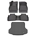 HAFIDI® Floor Mats & Cargo Liner Set Fit for Nissan Sentra 2025 2024-2020 All Weather Protection TPE Anti-Slip Automotive Full Set Floor Liners Custom Accessories - Black - style: 18) For Sentra 2020-2025 Full Set