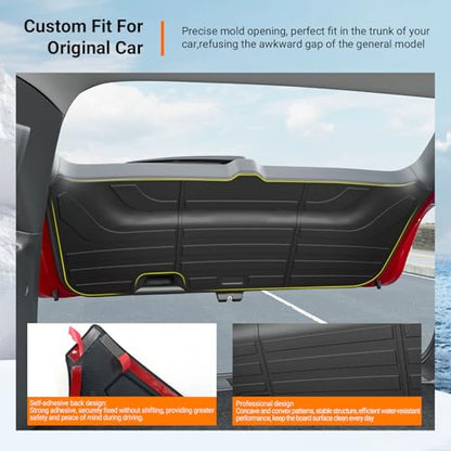 powoq Liftgate Mat Compatible with 2020-2025 Palisade Trunk Tailgate Mat TPE Liftgate Liner Cargo Liner Replacement for 2020 2021 2022 2023 2024 2025 Palisade Accessories