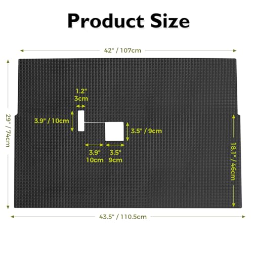 Golf Cart Floor Mats fit for Club Car DS/Precedent, EZGO RXV/TXT, Yamaha G22 / G29, Golf Cart Accessories