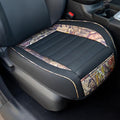 Mossy Oak Camo Car Seat Covers, Padded Bottom Seat Cushion Cover with Bottom Wrap-Around & Anti-Skid; for Cars SUV Truck Minivan, Front Seat Protector, Heavy Duty Denier with Storage Pocket, 2 Pack - color: Truck Seat Cushion B